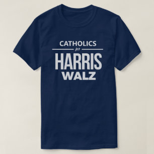 Katholiken für Harris Walz T-Shirt