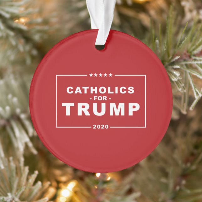 KATHOLIKEN FÜR TRUMP 2020 ORNAMENT (Baum)