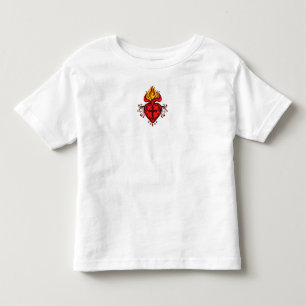 Katholiken-Kinder-T-Shirt mit dem Heiligsten Herze Kleinkind T-shirt