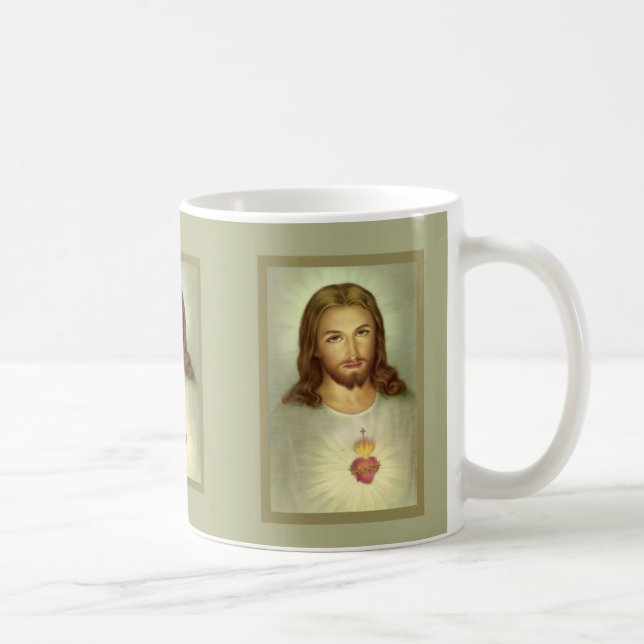 Katholisch-heiliges Herz von Jesus Tasse (Rechts)