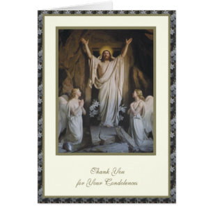 Katholische Auferstehung Religiöse Beerdigung Beil