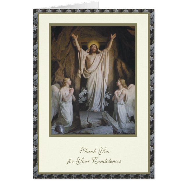 Katholische Auferstehung Religiöse Beerdigung Beil (Vorne)