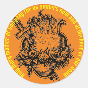 Katholische Aufkleber