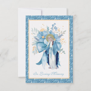 Katholische Beerdigung Gedenkgebet Heilige Karte