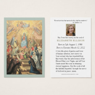 Katholische Beerdigungsdenkmal Jungfrau Mary Jesus