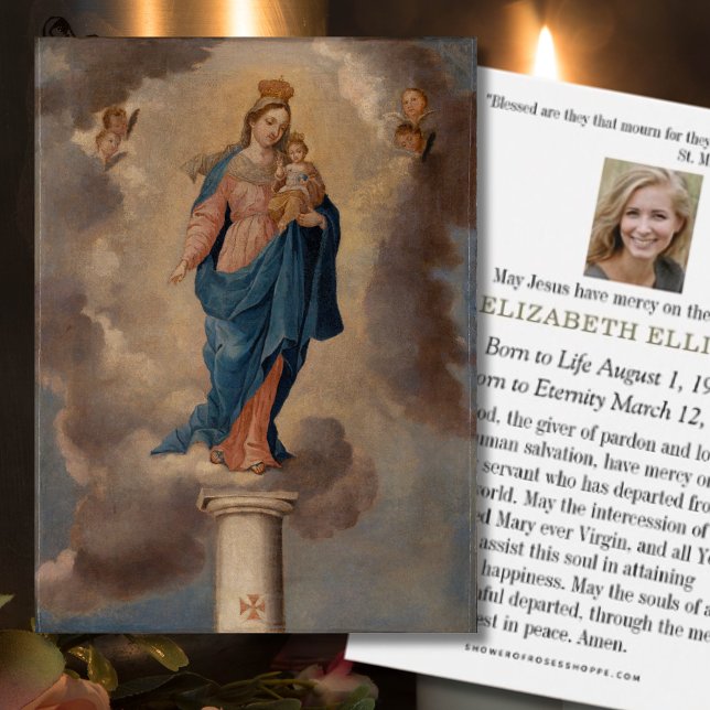 Katholische Beerdigungsdenkmal Jungfrau Mary Jesus (Von Creator hochgeladen)