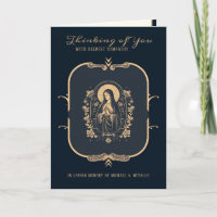 Katholische Beileid Jungfrau Mary Gold Crucifix