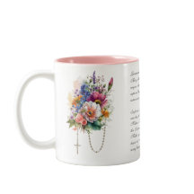 Katholische BlumenBouquet-Memorare Gebet Rosary