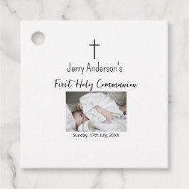 Katholische erste heilige Kommunion einfache QR mi Geschenkanhänger