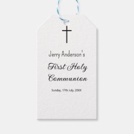 Katholische erste heilige Kommunion einfache QR mi Geschenkanhänger