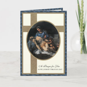 Katholische Fastenzeit Jungfrau Maria Jesus Karte
