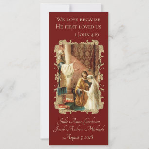 Katholische Gastgeschenk Hochzeit-Drehbuch Gold-Ma