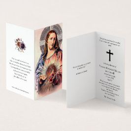 Katholische Gebetskarte | Heiliges Herz Jesus 2