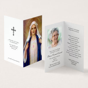 Katholische Gebetskarte Mutter Mary 1
