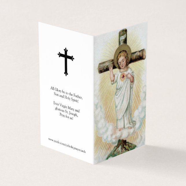 Katholische Gebetskarte | Vater der Ewigkeit Visitenkarten (Vorderseite)