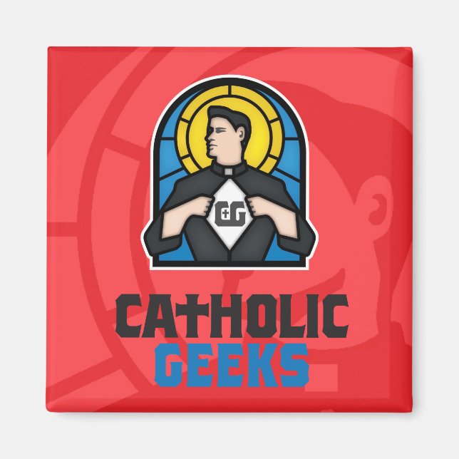 Katholische Geeks Magnet (Vorne)