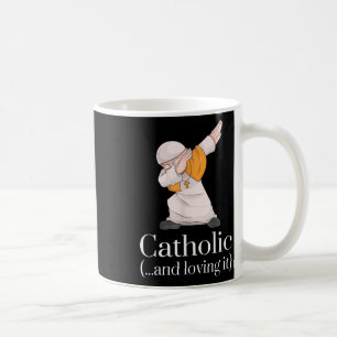 Katholische Geschenke - Funny Pope Dabbing Shirt Kaffeetasse