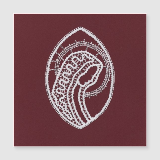 Katholische gesegnete Jungfrau Mary, Spitze Magnetkarte (Vorderseite)