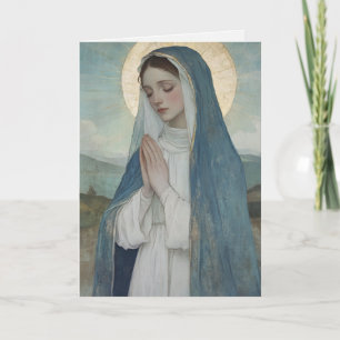Katholische "Gesegnete Mary Religious Birthday Car Karte