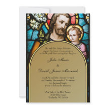 Katholische Glass St. Joseph Wedding