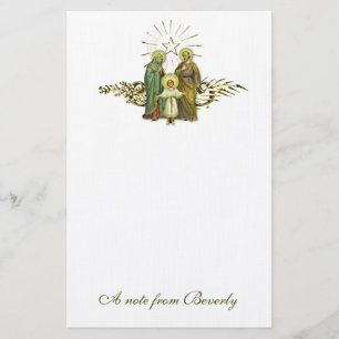 Katholische Heilige Familie Jesus Maria Joseph Rel Briefpapier