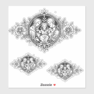 Katholische heilige Familie Jesus Mary Joseph Aufkleber