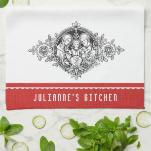 Katholische heilige Familien-religiöse dekorative Geschirrtuch