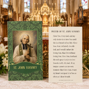 Katholische Heilige Karten St. John Vianney Trad