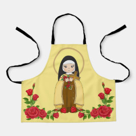Katholische Heilige Therese des Kindes Jesus Roses Schürze