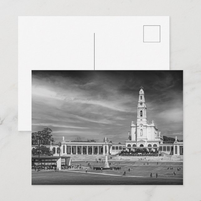 Katholische Heiligtümer der Gottesmutter von Fatim Postkarte (Vorne/Hinten)