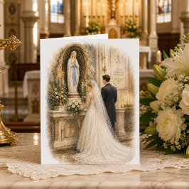 Katholische Hochzeit Danke Marienaltar Frischvermä