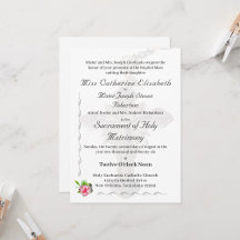 Katholische Hochzeit der Rose Nuptial