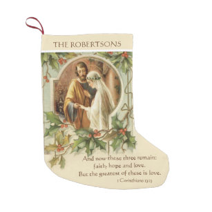 Katholische Hochzeit gesegnete Jungfrau Mary St Kleiner Weihnachtsstrumpf