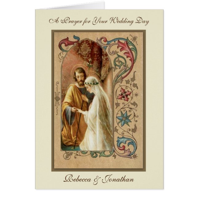 Katholische Hochzeit Religiöse Jungfrau Mary Josep (Vorne)