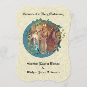 Katholische Hochzeitsblumenbeschwörung Einladung