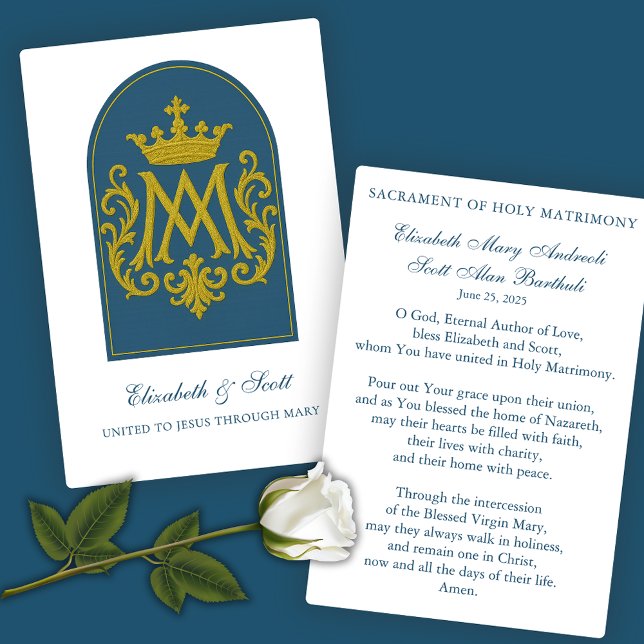 Katholische Hochzeitsgebet Marian Blue (Von Creator hochgeladen)