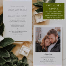 Katholische Hochzeitskarten von Bethany mit RSVP