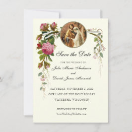 Katholische Hochzeitsverlobung Maria Josef Save The Date