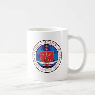 Katholische Homeschool Wappen-Kaffee-Tasse Tasse
