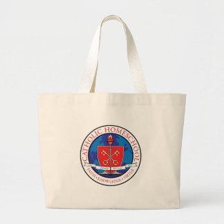 Katholische Homeschool Wappen-Tragetaschen Jumbo Stoffbeutel