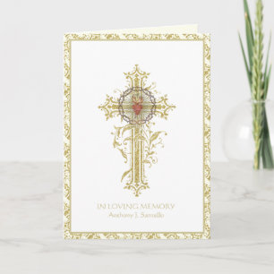 Katholische Jesus-Totenmesse Religiöses Gebet Karte