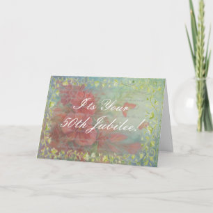 Katholische Jubiläum-Karte der Nonnen-50. Karte