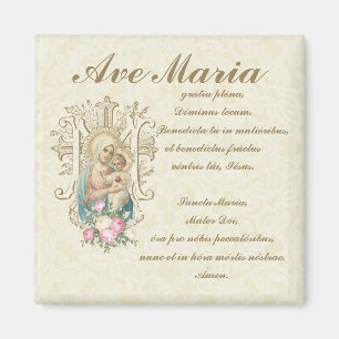 Katholische Jungfrau Maria Ave Maria Baby Jesus Bl Magnet