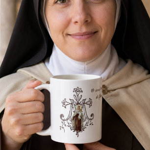 Katholische Jungfrau Maria Jesus Berg Carmel Kaffeetasse