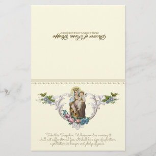 Katholische Jungfrau Maria Jesus Berg Carmel Relig