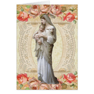 Katholische Jungfrau Mary danke Ihnen Beerdigung G