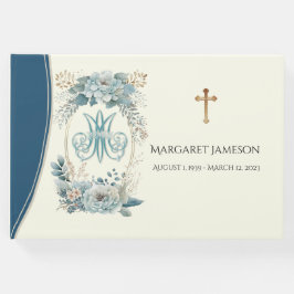 Katholische Jungfrau Mary Funerary Memorial Guest Gästebuch
