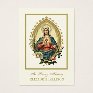 Katholische Jungfrau Mary Religiöse Beerdigung Geb