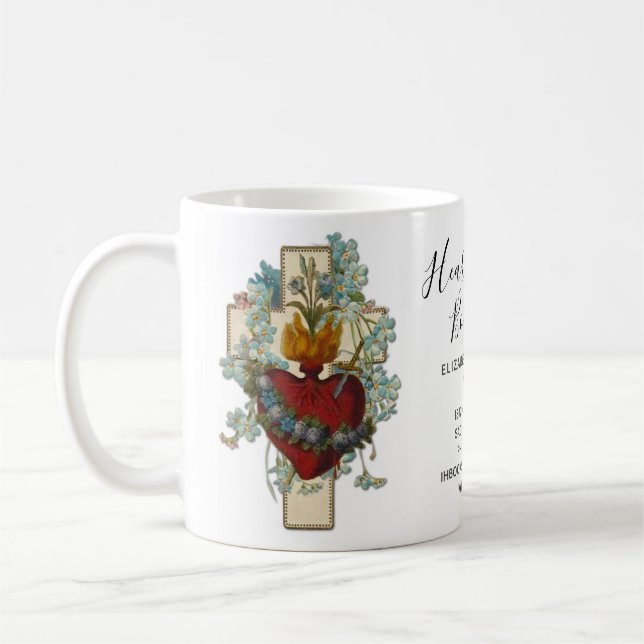 Katholische Jungfrau Mary Religious Christlich Bus Kaffeetasse (Links)