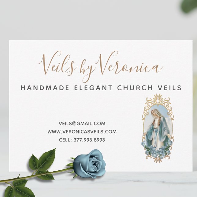 Katholische Jungfrau Mary Religious Christlich Bus Visitenkarte (Von Creator hochgeladen)